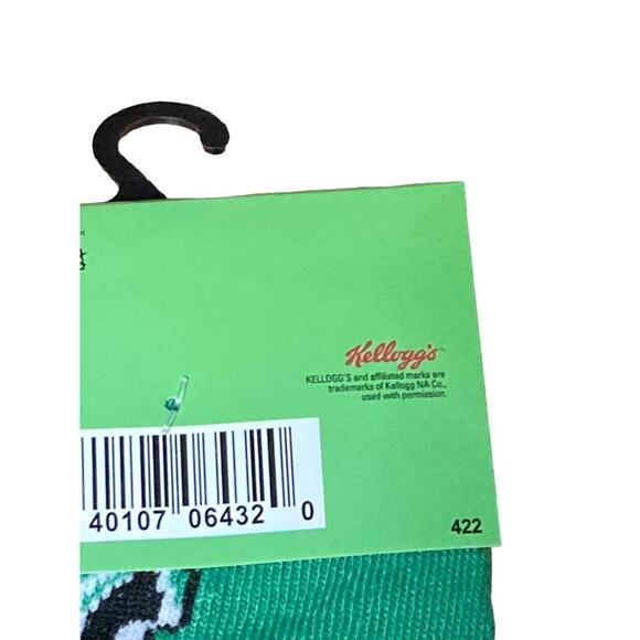 Kellogg's - Apple Jacks - Green - Size Men's 6-12 - One Pair - Novelty Socks - Picture 5 of 5